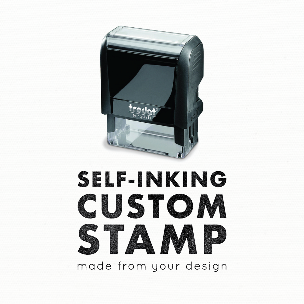 Self Inking - Custom Made Rubber Stamp — Modern Maker Stamps
